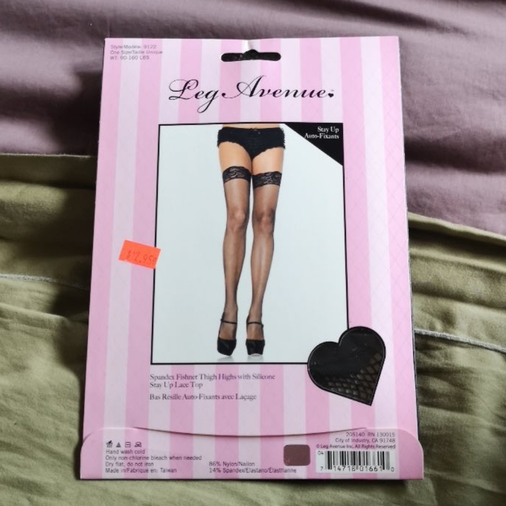 Spandex Fishnet Thigh Highs